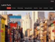 Tablet Screenshot of lanzifurs.com